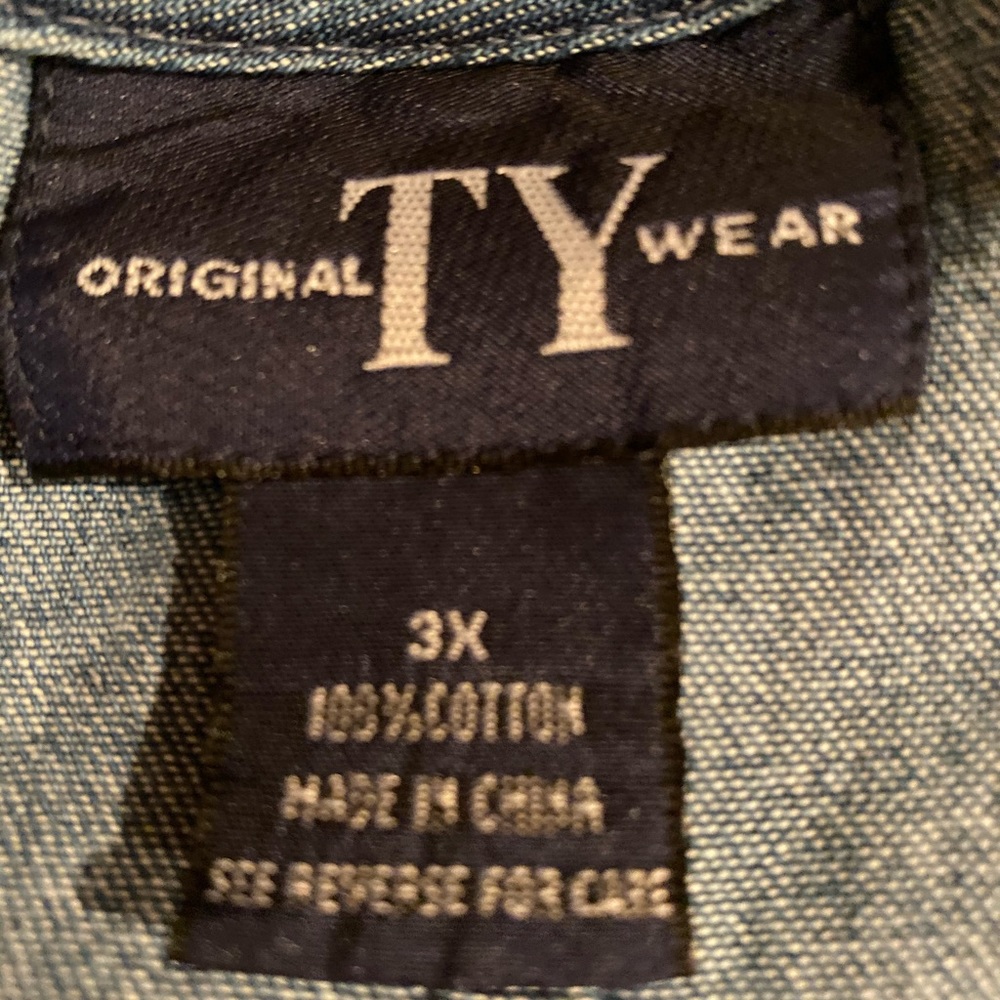 “TY WEAR” JEAN JUMPER 100% COTTON!! - Picture 2 of 2